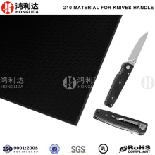 Material de tela de vidrio de G10 para mango de cuchillos
